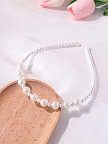 3pcs Mini Nước mát Trân châu Bọt biển Băng đô - Màu Hồng Tươi - Xem 8