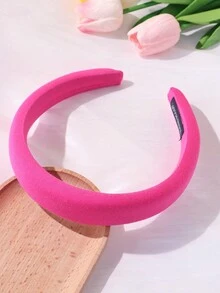 3pcs Mini Nước mát Trân châu Bọt biển Băng đô - Màu Hồng Tươi - Xem 4