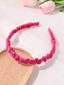 3pcs Mini Nước mát Trân châu Bọt biển Băng đô - Màu Hồng Tươi - Xem 6