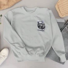 Casual Sweater For Men Warm And Comfortable Print Cry Now Laugh Later Special Edition Super Promotion - Xám - Xem 2