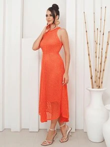 Women Sweater Dresses - Papaya - View 5