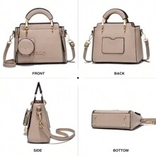 Small Crossbody Bags For Women Fashion Purses For Teenage Girls Lightweight Handbags Shoulder Bag - Màu Khaki - Xem 3