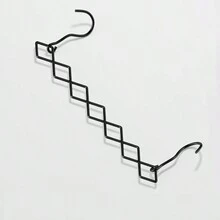 1 件多功能不锈钢折叠衣架，家庭和宿舍使用万圣节装饰万圣节服装秋季装饰节日装饰 - 彩色 - 查看 7