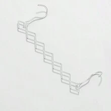 1 件多功能不锈钢折叠衣架，家庭和宿舍使用万圣节装饰万圣节服装秋季装饰节日装饰 - 彩色 - 查看 6