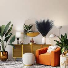 5pcs/10pcs/20pcs-Artificial Reeds, 55cm/21.65in Tall Plush Faux Grass, Large General Pampas Tree Branches For Floor Vase Filler, Suitable For Home Kitchen Bohemian Decoration, Room Decoration, Wedding Party Decoration,Fake Plants,Fall Decor,Room,Desk,Garden Decor,Room Decoration Stuff(Tips:One-Size=10pcs), Valentine Day, Gift Gifts Birthday Graduation,Fall Decor,Autumn