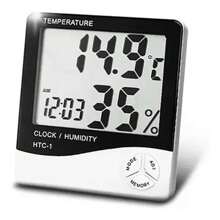 Termo Higrometro Medidor Temperatura Umidade Sensor Externo - Multicolorido - Visão 8