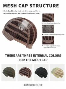 NICKY WALL 34 英寸超长棕色卷发女士假发自然时尚水波假发带刘海耐热纤维合成高品质假发适合女孩日常派对角色扮演舞台表演使用 - 棕色 - 查看 8