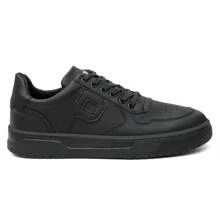 Polo Plus Men's Casual Style Comfortable Sneakers Letter P For Polo Plus - Black - View 7