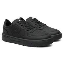 Polo Plus Men's Casual Style Comfortable Sneakers Letter P For Polo Plus - Black - View 4