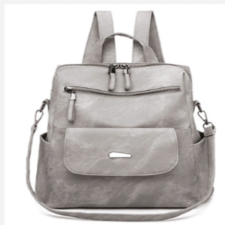 Ladies' Backpack Travel Bag - 灰色 - 查看 1