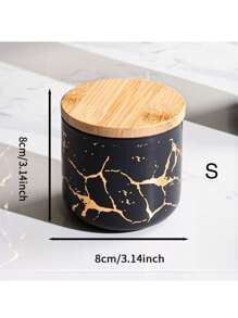 1 件北欧风格带盖陶瓷罐，厨房食品储存罐，适用于谷物、干果、糖果、咖啡、茶，适合户外、婚礼、派对、礼物、生日、圣诞节 - 白色 - 查看 17