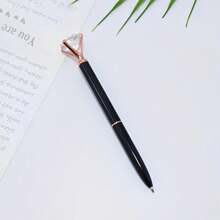 1pc Minimalist Personalized Diamond Pen, Party Gift, Study, Work, Custom Name Ballpoint Pen, Maggie Christmas Gift