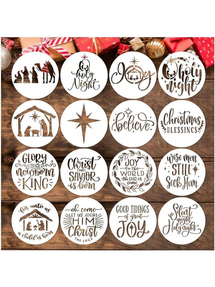 Set Di 18 Stencil Riutilizzabili Con Foglie E Fiori – Sagome Botaniche In PET Per Pittura Su Legno, Pareti, Mobili E Scrapbooking - 3