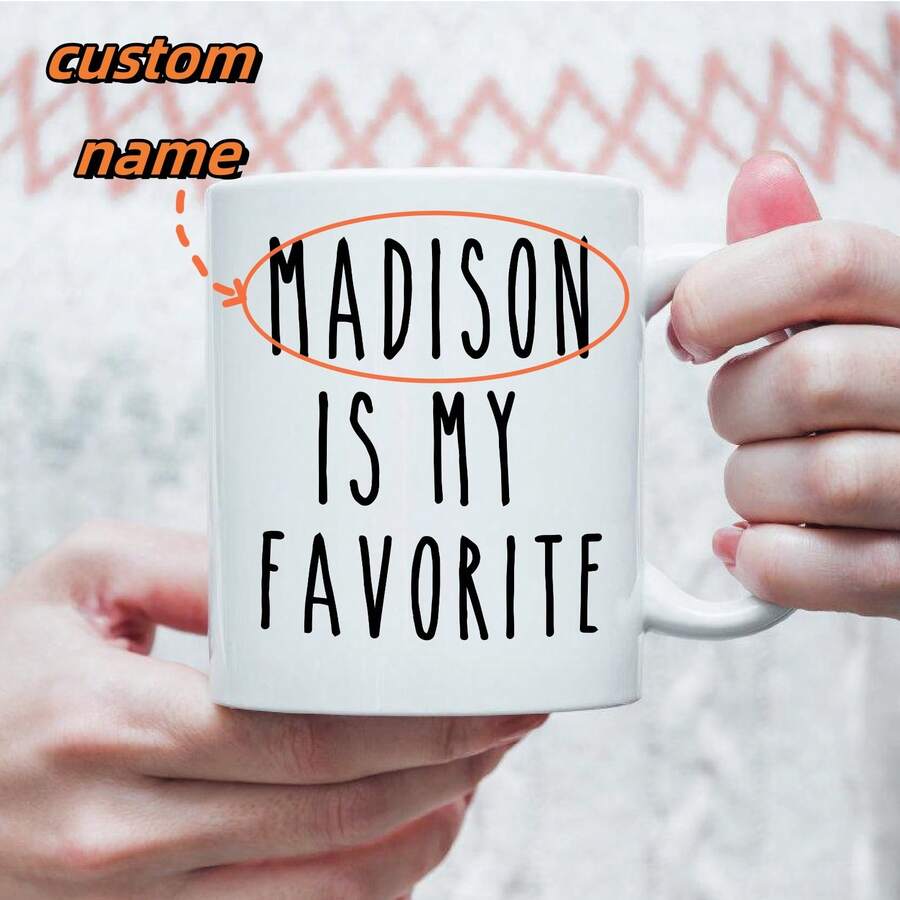 1 件，11 盎司，个性化定制毕业季名字咖啡杯，11 盎司陶瓷杯，新奇杯子，定制茶杯，毕业季礼物，生日礼物，友谊礼物，家庭聚会礼物，节日礼物，送给女儿、儿子、朋友、同学的毕业礼物 - 多色 - 查看 1