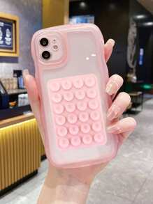 Apple Phone Holder Transparent Pink Phone Case Silicone Phone Suction Cup - 24 Packs Universal Suction Cups - Adhesive Strong Suction Cups - Multi-Scene Use Phone Silicone Suction Cup - Pink - View 4