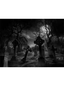 1 件万圣节黑暗学院派艺术黑死病海报印刷品适用于客厅家居装饰北欧哥特式恐怖女巫帆布画墙画无框架 - 彩色 - 查看 52