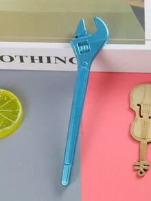 2 Cái/gói Bút trung tính có hình cờ lê bằng nhựa sáng tạo, Bút viết giảm căng thẳng cho học sinh, Ống kim đầy mực nạp lại cho trải nghiệm viết mượt mà, Đầu kim loại bền, chống rò rỉ, Chữ viết tay rõ ràng, Nắp có ống bọc cao su để bảo vệ nạp mực để sử dụng lâu hơn - Nhiều màu - Xem 7