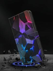 GLANDOTU PU 皮革钱包式手机壳，带卡槽，支架，适用于各种手机品牌和型号，防水防震防摔防刮全覆盖