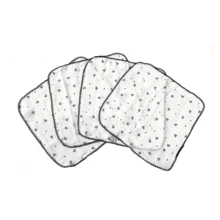 5 Cremer Diaper 33x33cm With Crochet 100% Cotton Newborn Baby - Blue - View 2