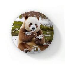 58mm Hoạt hình Dễ thương Đầy màu sắc Panda Nút Ghim Tôi yêu Panda Trái tim Trâm Cài Áo Huy hiệu Ba lô Phụ kiện Phần thưởng cho trẻ em Quà tặng bạn bè - 58mm - Xem 15