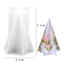 8 种款式戒指架锥形树脂模具，金字塔硅胶模具，用于树脂铸造 DIY 珠宝戒指展示架蜡烛制作工艺品 - 彩色 - 查看 11