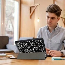 PACK MICA + FUNDA PARA TABLETA Smart Diseño composition book - Negro - Ver 7