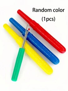 (1pc/2pcs/3pcs/4pcs) Plastic Seam Ripper, Sewing Seam Ripper, Cross Stitch Tool Seam Ripper, Small Seam Cutter, Sewing Tool Small Seam Ripper(Red, Blue, Green, Yellow And Random Colors Are Available)