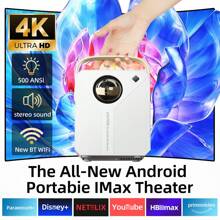 2024 Latest 5G Smart Ultra HD Home Projector, Super Clear Projection For Bedroom, Home Theater, Computer, Phone, Outdoor Camping, 4K Ultra HD Mini Projector - UK Plug(220-240V) - View 1