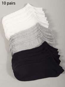 10/12/15/18/20 双女士百搭舒适简约休闲短袜，春夏 - 彩色 - 查看 2