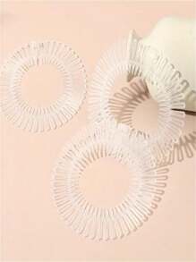 3pcs Women's Invisible Hair Fringe Holder (Single, Random Color From Dark/Light Brown)