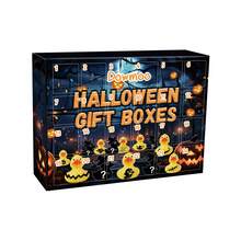 1set Halloween Duck Blind Box Comes 24 Grid Decoration Rubber Duck Toy Gift Box For Halloween - Black - View 4