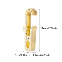 3PCS/1套浴室可旋转毛巾钩洗面奶牙膏倒钩衣柜围巾帽子收纳钩