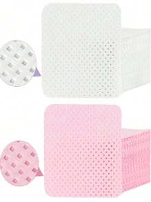 Lint Free Nail Wipes, 1000pcs/500pcs/200PCS/100pcs Nail Supplies Nail Polish Remover Wipes, Super Absorbent Soft Nail Wipes For Fingernail Polish Remover And Eyelash Extension Wipes For Nail Art Pink