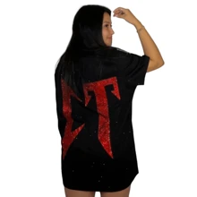 Blusa Brillos Corridos Tumbados Ct Natanael Junior H - Negro - Ver 4