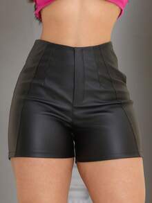 Premium Courino Women's Short - màu đen - Xem 1