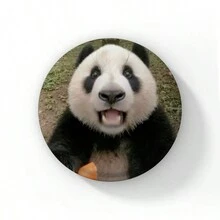 58mm Hoạt hình Dễ thương Đầy màu sắc Panda Nút Ghim Tôi yêu Panda Trái tim Trâm Cài Áo Huy hiệu Ba lô Phụ kiện Phần thưởng cho trẻ em Quà tặng bạn bè - 58mm - Xem 7