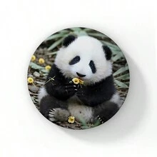 58mm Hoạt hình Dễ thương Đầy màu sắc Panda Nút Ghim Tôi yêu Panda Trái tim Trâm Cài Áo Huy hiệu Ba lô Phụ kiện Phần thưởng cho trẻ em Quà tặng bạn bè - 58mm - Xem 6