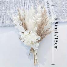1/2/4/6/8/10/12 piezas Mini flores secas, corsage de muñeca para damas de honor, manualidades DIY para boda, decoración del hogar, Navidad, decoración de cosecha de otoño, decoración de otoño, decoraciones de otoño y Navidad para la habitación