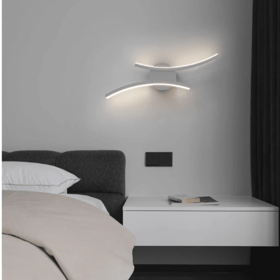 Wall Light, Wall Lamp, Various Models, Led Wall Light, 3 Colors In 1 - KJ44 (43x18x5) - Xem 1