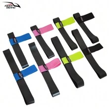 KEEP DIVING 1pc Rubber Side-Mounted Pressure Gauge Fixing Strap For Scuba Diving Tanks - Multicolor - View 1