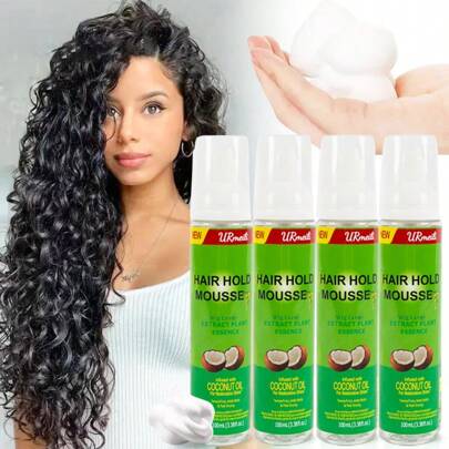 1 件橄榄油浓缩发胶 - 持久、防毛躁、保湿配方，适合普通发质 - 非常适合卷发造型和湿度控制