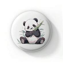 58mm Hoạt hình Dễ thương Đầy màu sắc Panda Nút Ghim Tôi yêu Panda Trái tim Trâm Cài Áo Huy hiệu Ba lô Phụ kiện Phần thưởng cho trẻ em Quà tặng bạn bè - 58mm - Xem 42