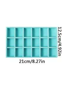 1pc 72 Grid Jewelry Drawer Storage Box, Clear Acrylic Jewelry Organizer For Earrings, Necklaces, Rings, Modern Style, With Dividers, Plastic Lockable Jewelry Box, Suitable For Travel, Desktop, Women's Jewelry Storage, Elegant 72-Slot Jewelry Organizer: Three-Layer Drawer Storage Box, Classified Accessory Stand - Clear And Space-Saving