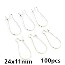 100入耳環鉤耳線耳飾配件 DIY珠寶手工配件 - Earring hoops - 查看 16