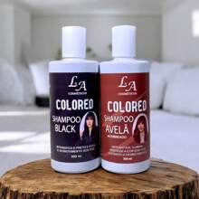 Darkening Shampoo For White Hair Colored Toning 300ml 100% Natural Effect Super Result - 黑色 - 查看 7