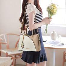 Purses And Handbags Top Handle Satchel Shoulder Bags Messenger Tote Bag For Ladies - Hồng - Xem 5