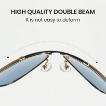 Cyxus Aviator Fashion Glasses Men's Polarized Fashion Glasses For Men Stylish Protection Outdoor Fashion Glasses For Driving Fishing Golf - Blue - View 3