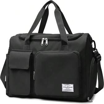 Sports Gym Bag With Shoe Compartment Travel Luggage Bag With Wet And Dry Separation Pockets Unisex Travel Bag, Overnight Bag, Weekender Bag, Training Tote Bag Yoga Bag