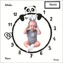 1 tấm chăn đạo cụ chụp ảnh em bé sáng tạo theo tháng, thảm nỉ chụp ảnh trẻ sơ sinh, khung trang trí tiệc mừng em bé, quà tặng tiệc mừng em bé, quà tặng lễ Phục sinh cho bé gái/bé trai - hình dạng - Xem 6