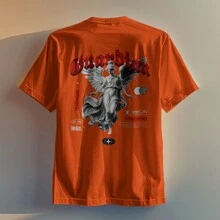 JRMOLETOM Men's And Women's Shirt Launch Streetwear Promotion Printed Street Style Guardian Streetwear - trái cam - Xem 1